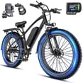 thumbnail image 1 of Rexei Yeki 26" Fat Tire EBike, 560W Electric Bike for Adults, 48V 15AH Battery, 28 MPH Max Speed, 7-Speed , 500 lbs, Front Suspension, Dual Disc Brakes, LCD Display, Class3 UL2849, 1 of 9