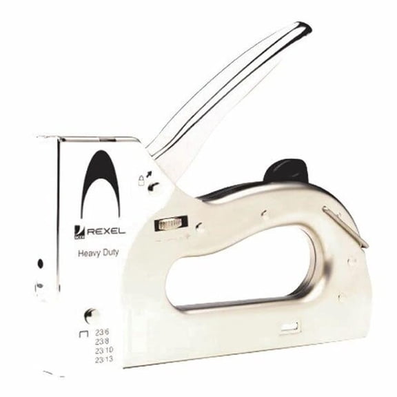 Rexel Heavy Duty Metal Tacker Chrome