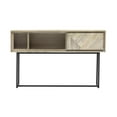thumbnail image 1 of Rexi 51 Inch Sideboard Console Table, Drawer, Open Shelf, Natural Brown - Saltoro Sherpi, 1 of 6