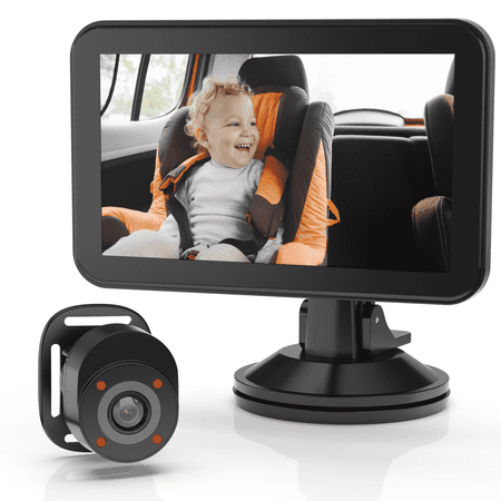 Rexing - BC500 In-Car Baby Monitor – HD 1080p & Infrared Night Vision - Black