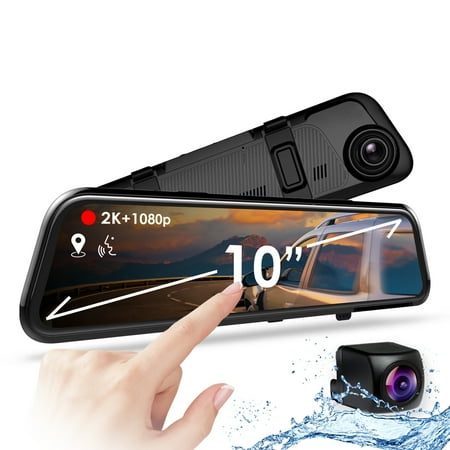 Rexing M1 PRO Dash cam 10" 2K Front and Rear Mirror