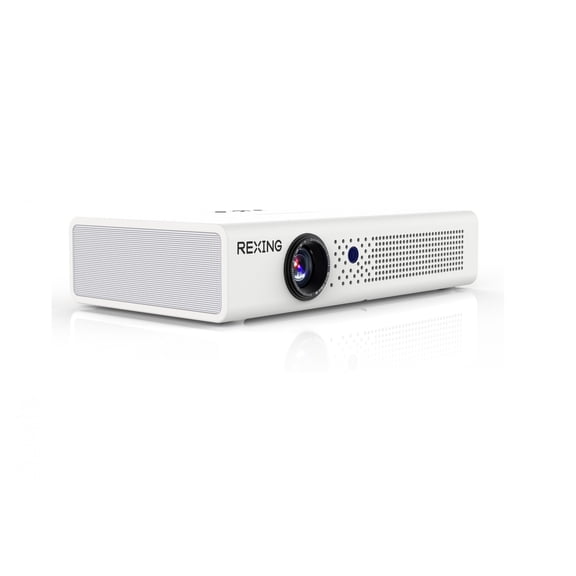 Rexing PV6 Smart DLP 3D Projector  600ANSI Lumens 40-100" , Wi-Fi, Bluetooth