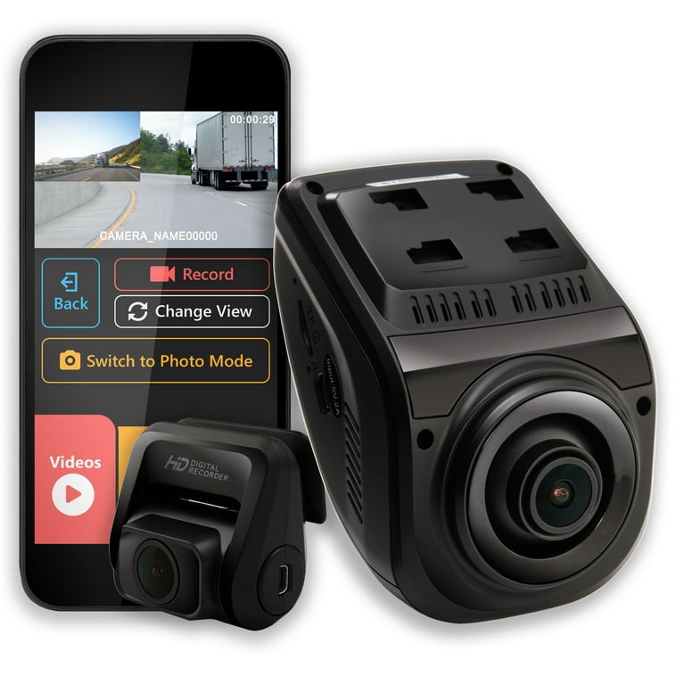 Rexing V1P 4K Dual Channel Dash Cam 4K+1080p with Wi-Fi