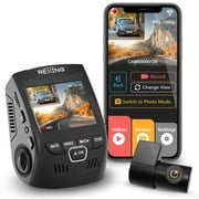 Rexing V1P 4K UHD Front and Rear Dash Cam with Wi-Fi