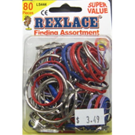 Rexlace  Finding Assortment Certification, 80 Piece