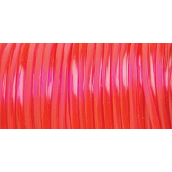 Rexlace Plastic Lacing .0938"X100yd-Clear Red