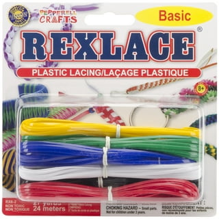 White Plastic Craft Lace Lanyard Gimp String Bulk 100 Yard Roll