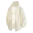 thumbnail image 1 of Rexolia Men’s UPF 50 Full Zip Hoodie Jacket Lightweight Sun Protection Fishing Hiking Performance Beige L, 1 of 4