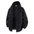 thumbnail image 1 of Rexolia Men’s UPF 50 Full Zip Hoodie Jacket Lightweight Sun Protection Fishing Hiking Performance Black 2XL, 1 of 4