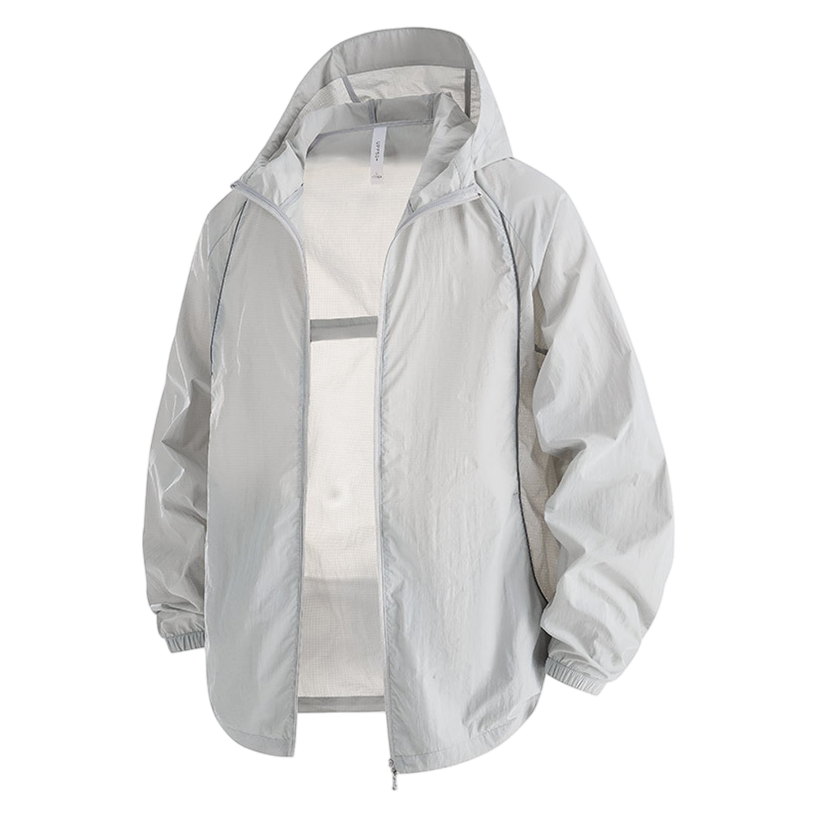Rexolia Men’s UPF 50 Full Zip Hoodie Jacket Lightweight Sun Protection ...