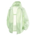 thumbnail image 1 of Rexolia Men’s UPF 50 Full Zip Hoodie Jacket Lightweight Sun Protection Fishing Hiking Performance Mint Green 2XL, 1 of 4