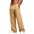 thumbnail image 1 of Rexolia Mens Heavyweight Sweatpants Loose Fit Joggers with Pockets Drawstring Athletic Casual Lounge Gym Outdoor Camel 2XL, 1 of 6