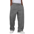 thumbnail image 1 of Rexolia Mens Relaxed Uncuffed Sweatpants Baggy Fit Drawstring Elastic Waist Side Pockets Dark Gray XL, 1 of 6