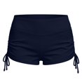 thumbnail image 1 of Rexolia Women's High Waist Swim Shorts Ruched Side Tummy Control Yoga Beach Workout Navy M, 1 of 5