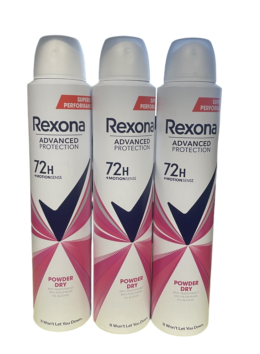 Rexona Body Spray Anti-Perspirant (12X 200 ml/6.67 oz, Mix within the  available kinds)
