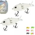 thumbnail image 1 of Rexs Glide Bait, Raptor Glide Bait with Freshwater Saltwater Multi Jointed Swimbait Wobbler, Wide S Motion Smooth Baits with Double Hook for Bass Pike Fishing, 1 of 7