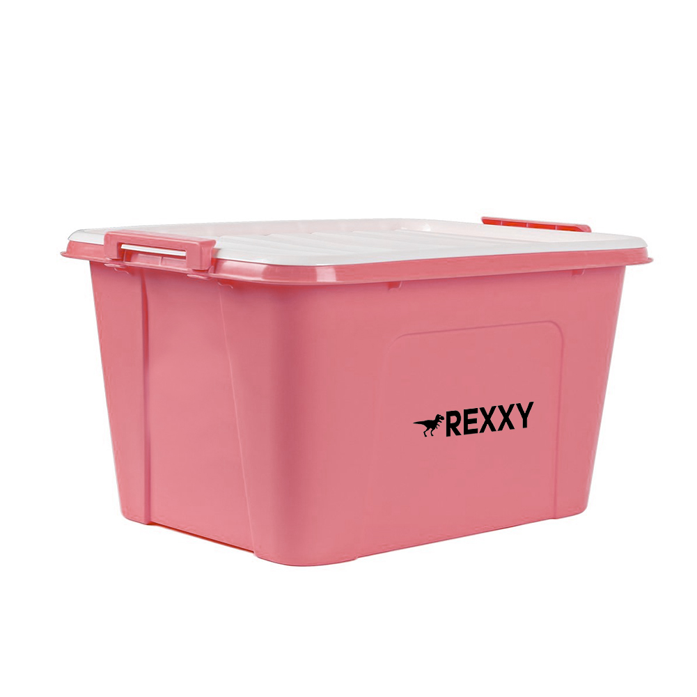 Rexxy Plastic Boxes, Storage Box Containers, Heavy Duty Plastic Storage