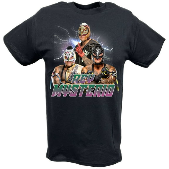 Rey Mysterio Lightning Three Pose T-shirt