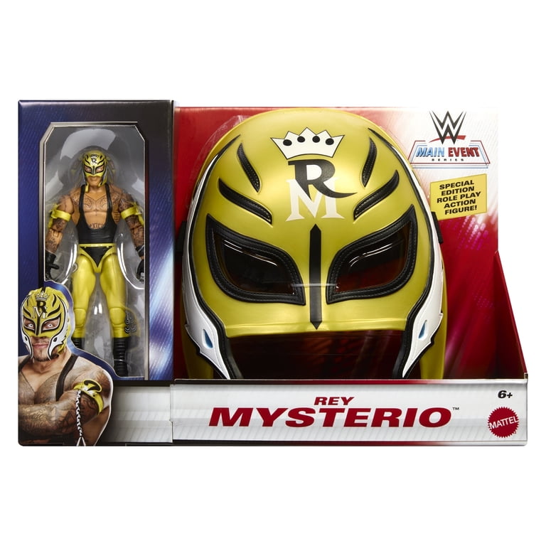 『WWE』MYSTERIO マスク付きフィギュア Rey Mysterio (Role Play) and Main Event Figure Mattel WWE Toy