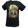 thumbnail image 1 of Rey Mysterio Triple Mask Men's Black T-shirt, 1 of 4