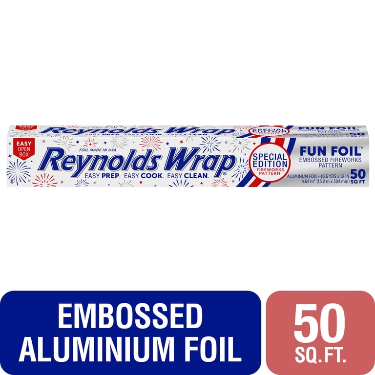 Reynolds Wrap Fun Foil with Special Edition Fireworks Pattern
