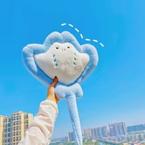 Rey the Manta Ray Plush Doll Pillow, Soft Cushion for Kids