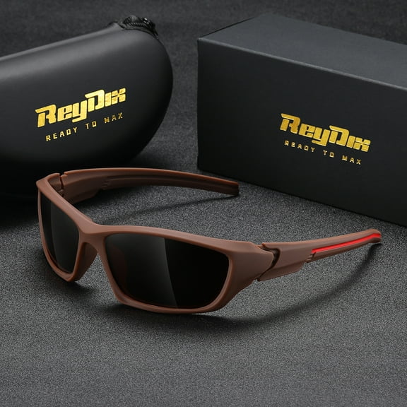 ReyDix Unisex Polarized Outdoor Cycling Sunglasses Lightweight Outdoor Sports Sunglasses UV400