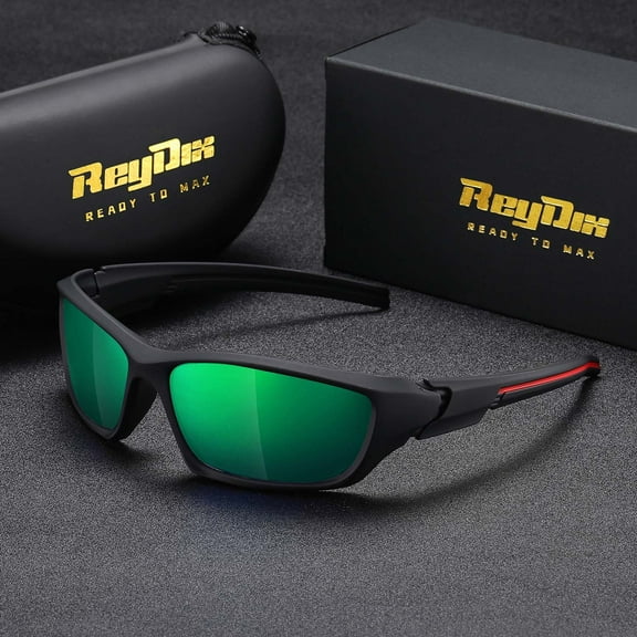 ReyDix Unisex Polarized Outdoor Cycling Sunglasses Lightweight Outdoor Sports Sunglasses UV400