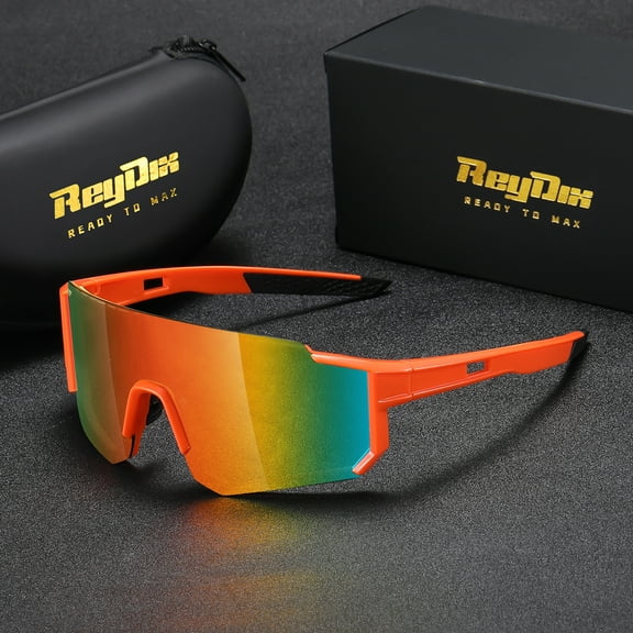 ReyDix Unisex Sports Outdoor Colorful Cycling Fashion Sunglasses UV400
