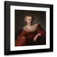 thumbnail image 1 of Reyer Jacobsz van Blommendael 12x14 Black Modern Framed Museum Art Print Titled - A Young Woman in Arcadian&nbsp;Costume (ca.&nbsp;1650), 1 of 5