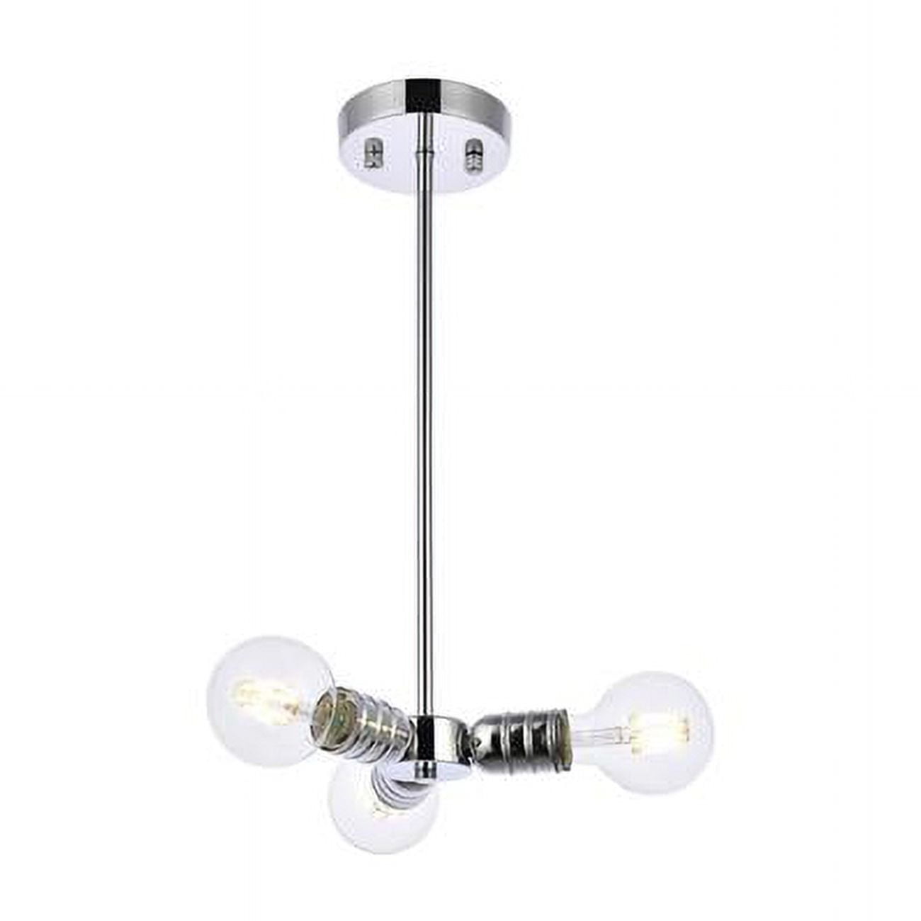 Reyes Mini Chrome LED 3-Light Indoor/Outdoor Pendant