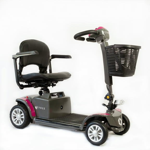 Reyhee Cruiser Powered Mobility Scooters - 24V, 180W 4 Wheel Mobility Scooters for Adults & Seniors - Purple
