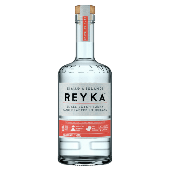 Reyka Vodka, 750ml Glass Bottle, 40% ABV 80 Proof
