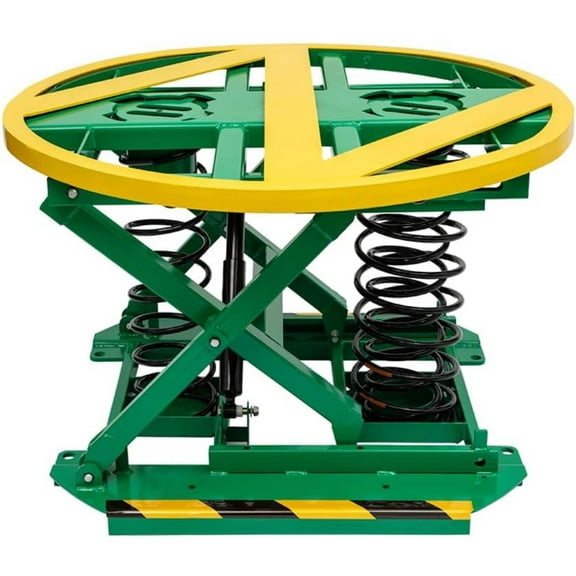 Reykilor Spring Pallet Level Loader, Spring-Actuated Pallet Carousel Skid Positioner, Steel, 400 lbs-4,500 lbs Load Capacity (Self-assembly Required)