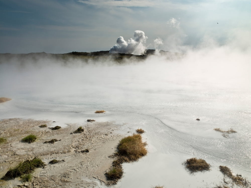 Reykjanesvirkjun Geothermal Power Plant Iceland Canvas Art - Panoramic Images (12 x 16)