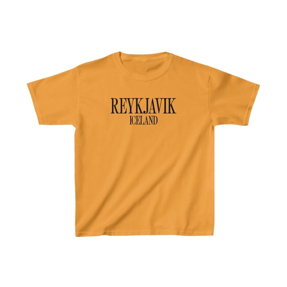 Reykjavik Iceland Kids Shirt Gifts Youth Tee Tshirt
