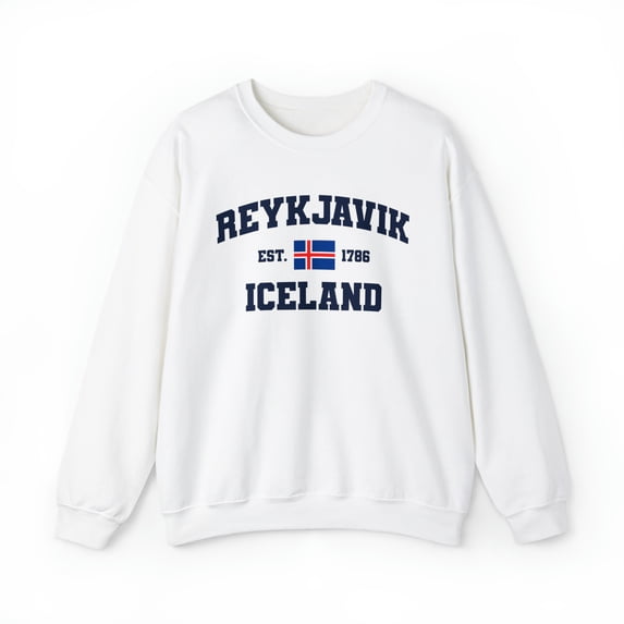 Reykjavik Iceland Sweatshirt, Gifts, Crewneck