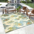 thumbnail image 1 of Reyn Spooner Kona Coast Fresco Lanai Tropical Floral Multi Polyester/Polypropylene Flatweave Indoor/ Outdoor Area Rug, 9x13, 1 of 11