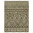 thumbnail image 1 of Reyn Spooner Kona Coast Kappa Tropical Tribal Brown Beige Flatweave Indoor/Outdoor Area Rug, 5x8, 1 of 9