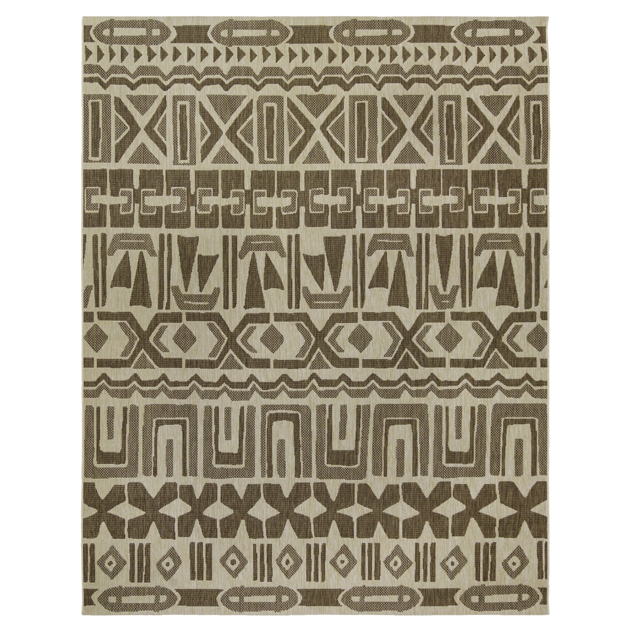 Reyn Spooner Tradewinds Huli Indoor/ Outdoor Polypropylene Havana Flat Weave Area Rug, 9x13