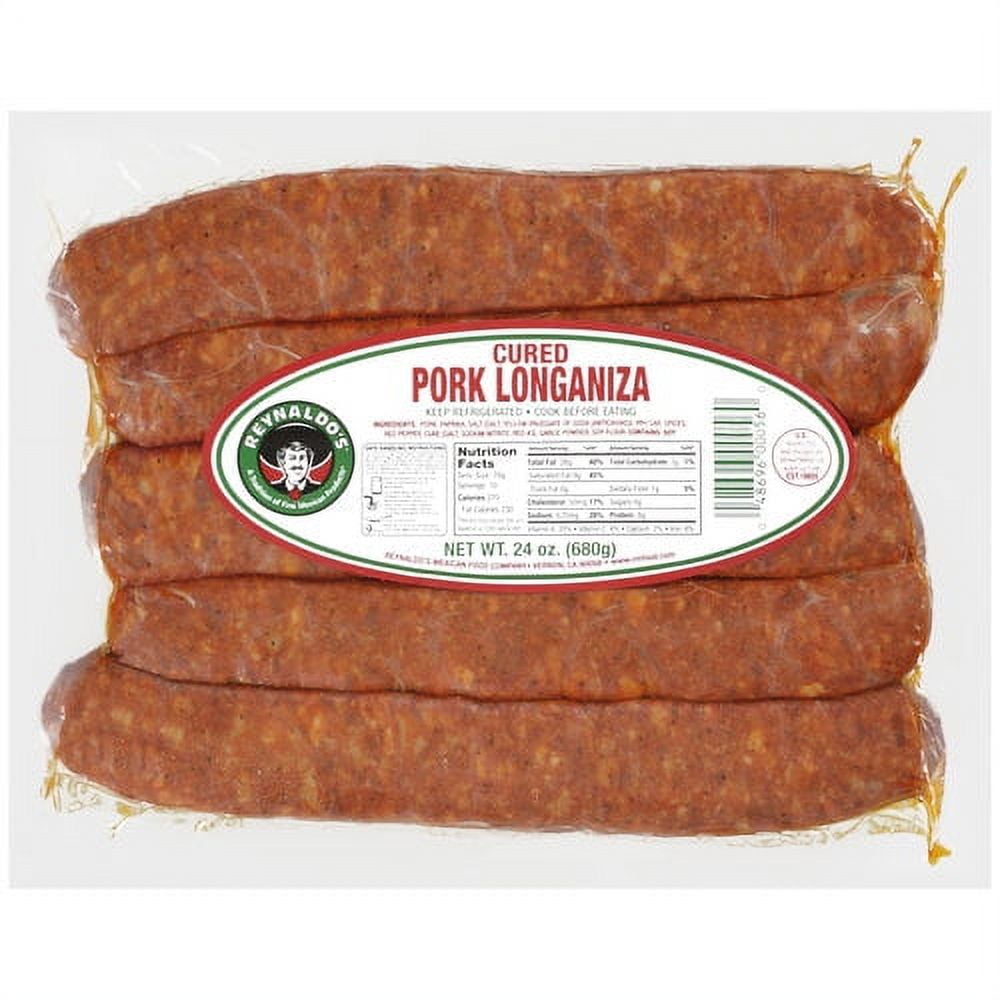 Reynaldo's Cured Pork Longaniza Sausage, 24 oz