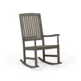 thumbnail image 1 of Reynard Outdoor Acacia Wood Rocking Chair, Gray, 1 of 8