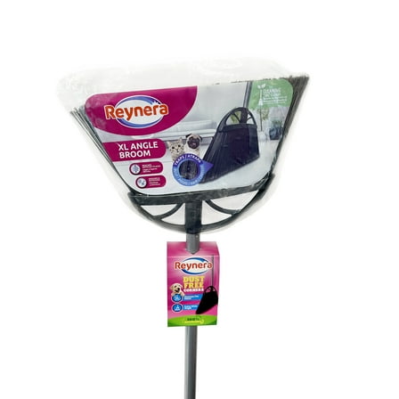 Reynera XL Angle Broom, 13 in, Black, 1 Count