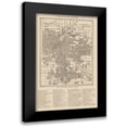 thumbnail image 1 of Reynold 11x14 Black Modern Framed Museum Art Print Titled - Denver Colorado - Reynold 1921, 1 of 5