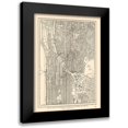 thumbnail image 1 of Reynold 14x18 Black Modern Framed Museum Art Print Titled - Manhattan, Bronx - New York - Reynold 1921, 1 of 5
