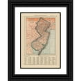 thumbnail image 1 of Reynold 14x18 Black Ornate Wood Framed with Double Matting Museum Art Print Titled - New Jersey - Reynold 1921, 1 of 4
