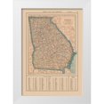 thumbnail image 1 of Reynold 14x18 White Modern Wood Framed Museum Art Print Titled - Georgia - Reynold 1921, 1 of 4