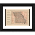 thumbnail image 1 of Reynold 32x24 Black Ornate Wood Framed with Double Matting Museum Art Print Titled - Missouri - Reynold 1921, 1 of 4