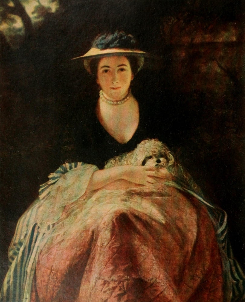 Reynolds 1913 Miss Nelly OBrien Canvas Art - Joshua Reynolds (24 x 36)