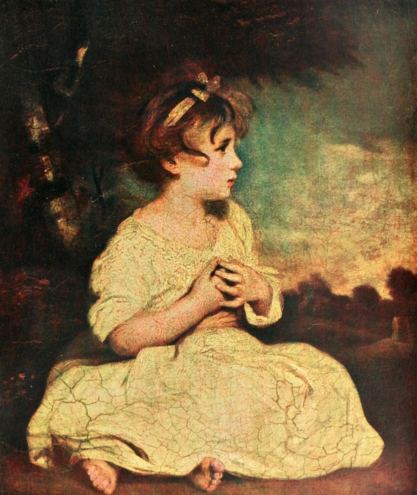 Reynolds 1913 The Age of Innocence Canvas Art - Joshua Reynolds (18 x 24)